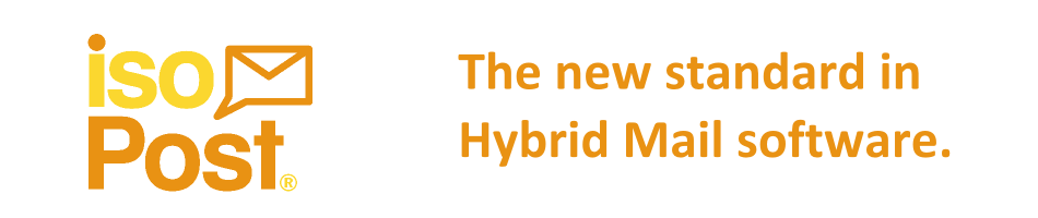 Isopost: the new standard in hybrid mail software.